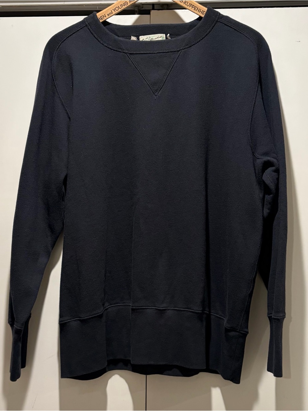 LVC Levi's Vintage Clothing Bay Meadows Sweatshirt Black Size Large
